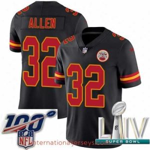 High quality 2020 Super Bowl LIV Nike Kansas City Chiefs #32 Marcus Allen Limited Black Rush Vapor Untouchable NFL Jersey