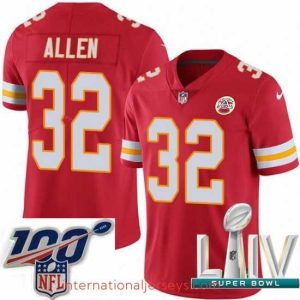 Premium 2020 Super Bowl LIV Nike Kansas City Chiefs #32 Marcus Allen Red Team Color Vapor Untouchable Limited Player NFL Jersey