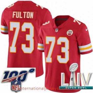 Premium 2020 Super Bowl LIV Nike Kansas City Chiefs #73 Zach Fulton Red Team Color Vapor Untouchable Limited Player NFL Jersey