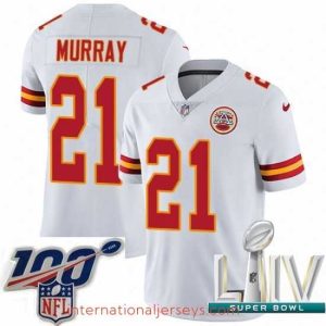 Exquisite 2020 Super Bowl LIV Nike Kansas City Chiefs #21 Eric Murray White Vapor Untouchable Limited Player NFL Jersey