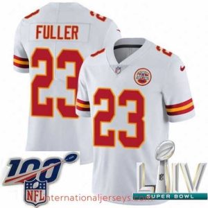 Finest 2020 Super Bowl LIV Nike Kansas City Chiefs #23 Kendall Fuller White Vapor Untouchable Limited Player NFL Jersey