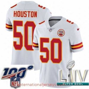 High quality 2020 Super Bowl LIV Nike Kansas City Chiefs #50 Justin Houston White Vapor Untouchable Limited Player NFL Jersey