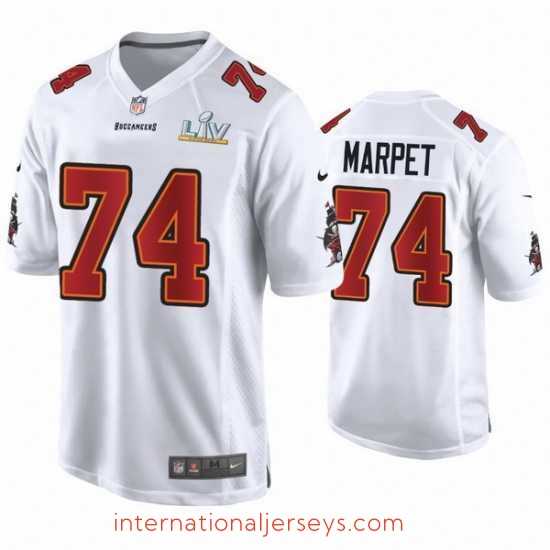 Top notch Ali Marpet Buccaneers White Super Bowl Lv Game Fashion Jersey