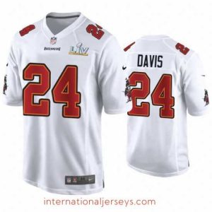 Exquisite Carlton Davis Buccaneers White Super Bowl Lv Game Fashion Jersey