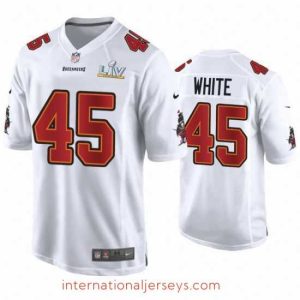 Superb Devin White Buccaneers White Super Bowl Lv Game Fashion Jersey