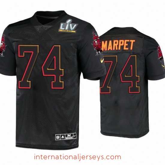 Top notch Ali Marpet Tampa Bay Buccaneers Black Super Bowl Lv Jersey