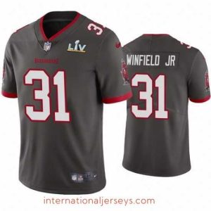 Superb Antoine Winfield Jr. Buccaneers Pewter Super Bowl Lv Vapor Limited Jersey
