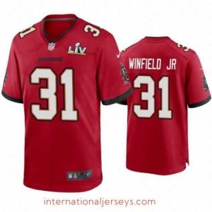 Deluxe Antoine Winfield Jr. Buccaneers Red Super Bowl Lv Game Jersey