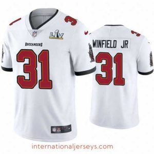 Top notch Antoine Winfield Jr. Buccaneers White Super Bowl Lv Vapor Limited Jersey