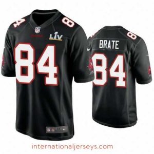 Exceptional Cameron Brate Buccaneers Black Super Bowl Lv Game Fashion Jersey