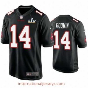 Exquisite Chris Godwin Buccaneers Black Super Bowl Lv Game Fashion Jersey