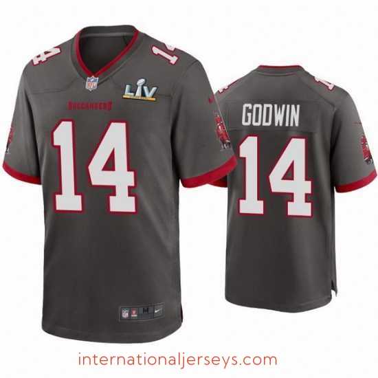 Exceptional Chris Godwin Buccaneers Pewter Super Bowl Lv Game Jersey