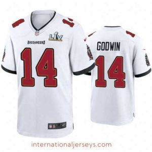 Premium Chris Godwin Buccaneers White Super Bowl Lv Game Jersey