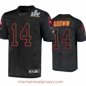Deluxe Chris Godwin Tampa Bay Buccaneers Black Super Bowl Lv Jersey