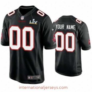High quality Custom Buccaneers Black Super Bowl Lv Game Fashion Jersey
