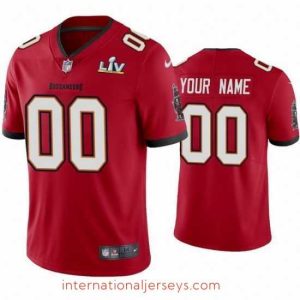 Superior Custom Buccaneers Red Super Bowl Lv Vapor Limited Jersey