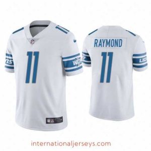 Exquisite Detroit Lions 11 Kalif Raymond White Vapor Untouchable Limited Stitched Jersey