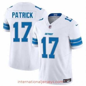 Superior Detroit Lions 17 Tim Patrickn White 2024 F.U.S.E Vapor Limited Stitched Jersey