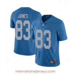 Outstanding Detroit Lions 83 Jesse James Blue Alternate Vapor Untouchable Limited Player Football Jersey