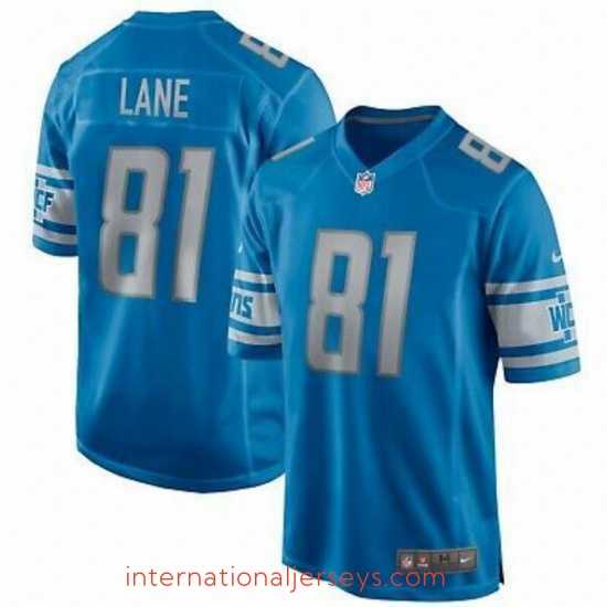Superior Detroit Lions Night Train Lane #81 Nike Men's Blue NFL Stitched Jersey