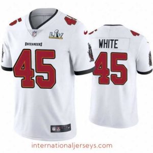 Superior Devin White Buccaneers White Super Bowl Lv Vapor Limited Jersey