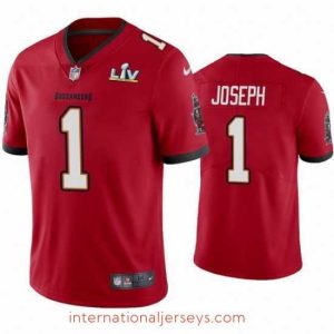 Finest Greg Joseph Buccaneers Red Super Bowl Lv Vapor Limited Jersey