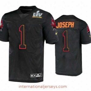 Finest Greg Joseph Tampa Bay Buccaneers Black Super Bowl Lv Jersey