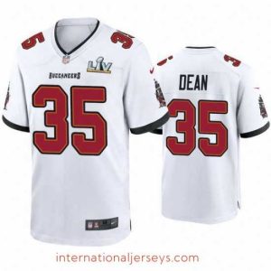 Exquisite Jamel Dean Buccaneers White Super Bowl Lv Game Jersey