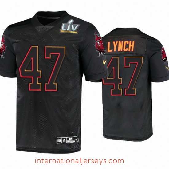 Superior John Lynch Tampa Bay Buccaneers Black Super Bowl Lv Jersey