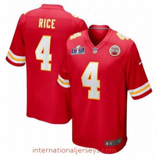 Premium Kansas City Chiefs 4 Rashee Rice Red 2023 F.U.S.E Vapor Untouchable Limited Stitched 2024 Super Bowl LVIII Jersey