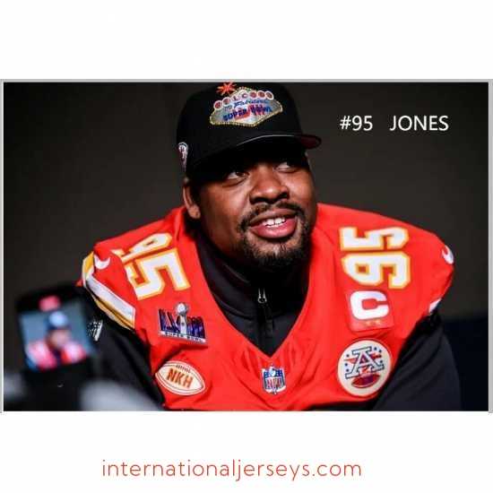 Exquisite Kansas City Chiefs Chris Jones #95 Nike Men's Red NFL Vapor Super Bowl Jersey