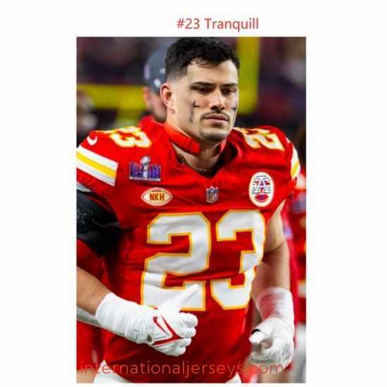 Superior Kansas City Chiefs Drue Tranquill #23 Vapor Limited Super Bowl Jersey