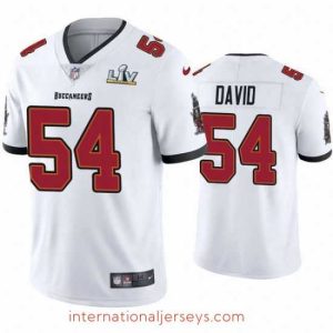 Exquisite Lavonte David Buccaneers White Super Bowl Lv Vapor Limited Jersey
