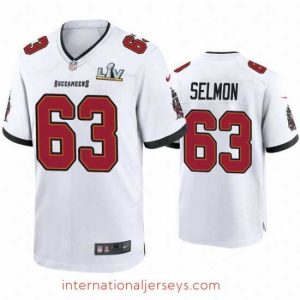 Finest Lee Roy Selmon Buccaneers White Super Bowl Lv Game Jersey
