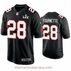 Exceptional Leonard Fournette Buccaneers Black Super Bowl Lv Game Fashion Jersey