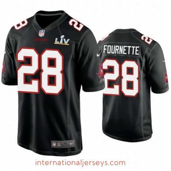 Exceptional Leonard Fournette Buccaneers Black Super Bowl Lv Game Fashion Jersey
