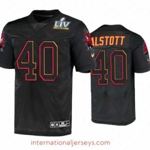 Superior Mike Alstott Tampa Bay Buccaneers Black Super Bowl Lv Jersey