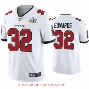 Superior Mike Edwards Buccaneers White Super Bowl Lv Vapor Limited Jersey
