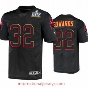 Finest Mike Edwards Tampa Bay Buccaneers Black Super Bowl Lv Jersey