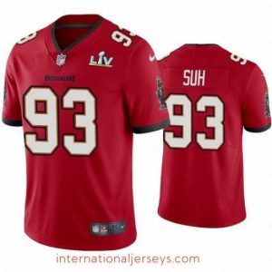 Top notch Ndamukong Suh Buccaneers Red Super Bowl Lv Vapor Limited Jersey