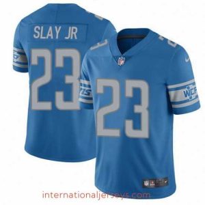 Exquisite Nike Detroit Lions 23 Darius Slay Jr Blue Team Color Vapor Untouchable Limited Player NFL Jersey