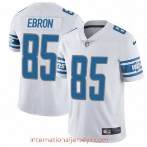 Outstanding Nike Detroit Lions 85 Eric Ebron Limited White Vapor Untouchable NFL Jersey