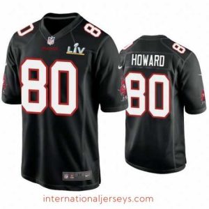 High quality O.J. Howard Buccaneers Black Super Bowl Lv Game Fashion Jersey