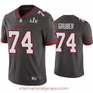 Outstanding Paul Gruber Buccaneers Pewter Super Bowl Lv Vapor Limited Jersey