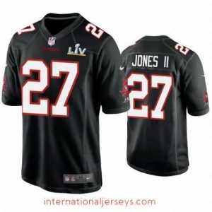 Superior Ronald Jones Ii Buccaneers Black Super Bowl Lv Game Fashion Jersey