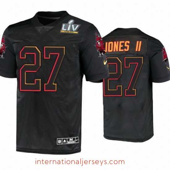 Top notch Ronald Jones Ii Tampa Bay Buccaneers Black Super Bowl Lv Jersey