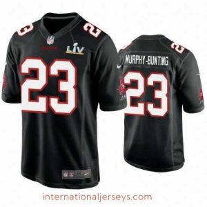 Outstanding Sean Murphy Bunting Buccaneers Black Super Bowl Lv Game Fashion Jersey