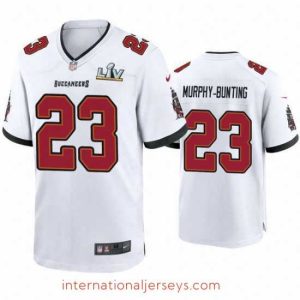 Premium Sean Murphy Bunting Buccaneers White Super Bowl Lv Game Jersey