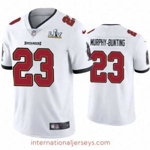 Superior Sean Murphy Bunting Buccaneers White Super Bowl Lv Vapor Limited Jersey