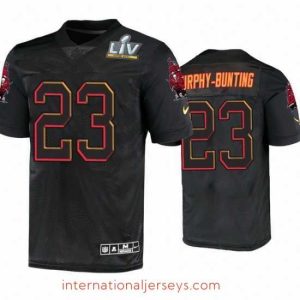 Exquisite Sean Murphy Bunting Tampa Bay Buccaneers Black Super Bowl Lv Jersey